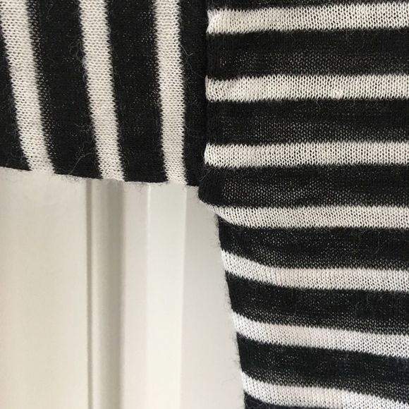 Loft semi sheer striped sweater. Size M - Picture 5 of 7